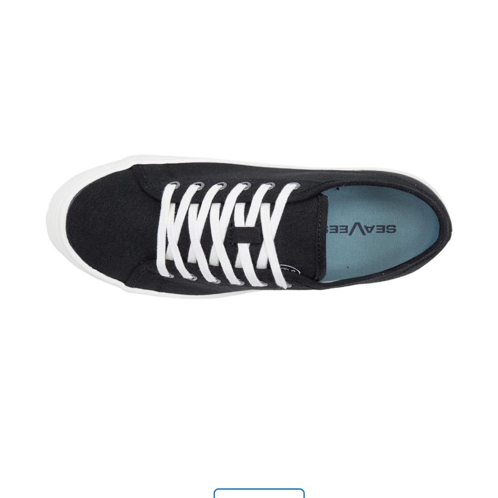 SEAVEES -Monterey Sneaker Platform in Black size 6 - Picture 5 of 12